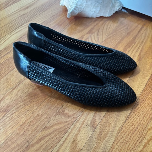 Vintage Black Woven Flats - Picture 3 of 10